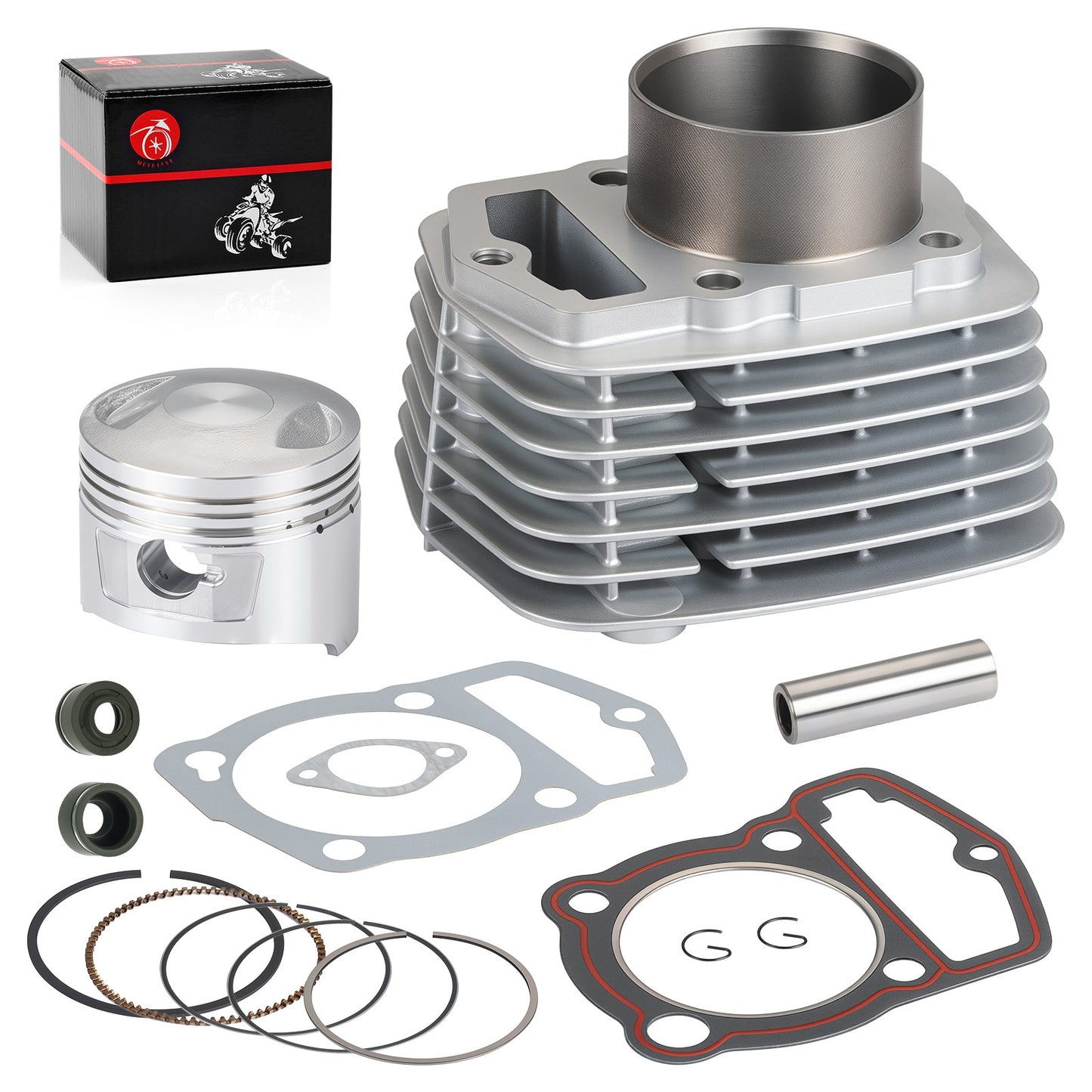 Top End Rebuild Kit with Piston and Gasket for Honda XR200 XR200R XL200R