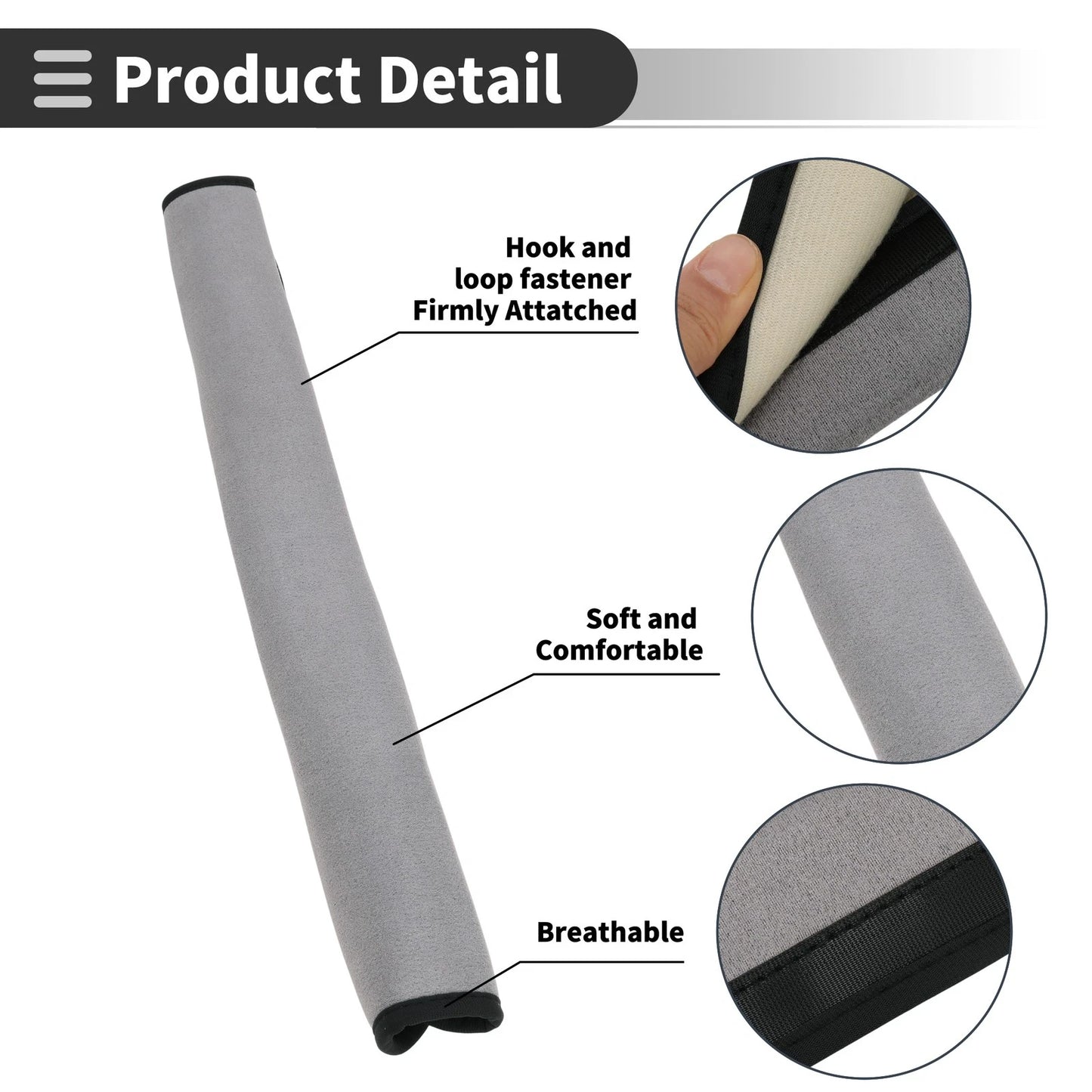 Seat Belt Cover Pad for Universal Fit (50cm)