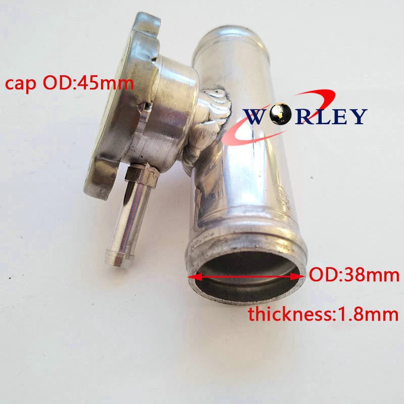 Aluminum In-Line Radiator Hose Connector for Universal Vehicles
