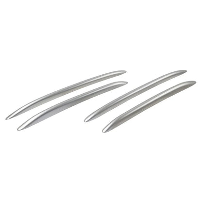 Silver Front Bumper Splitter Fins Spoiler Canards for Benz C-Class (2022-2023)