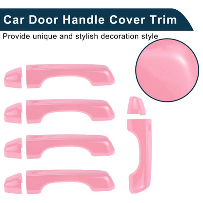 Set of 1 Door Handle Cover Trim for Jeep Wrangler JL (2018–2023) Pink
