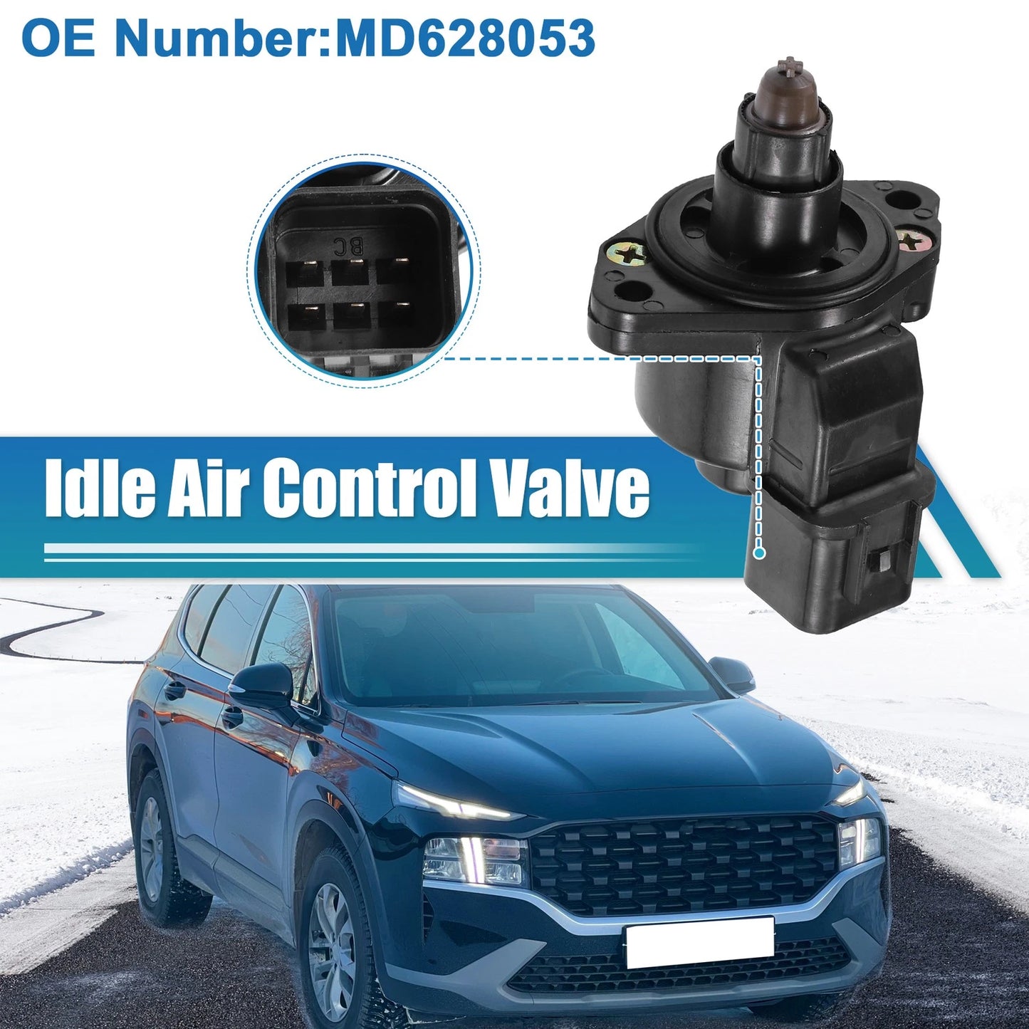 IACV Fuel Injection Idle Air Control Valve for Hyundai Sonata (1994–1998)
