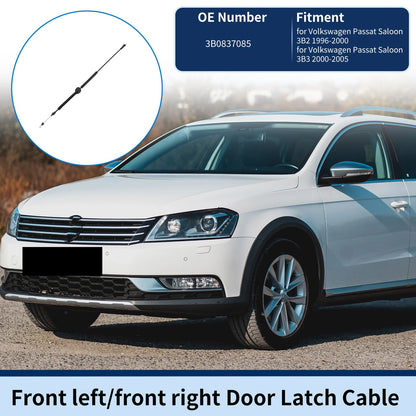 Door Latch Cable No.3B0837085 for Skoda Superb 3U4 (2001–2008) Front Left Right