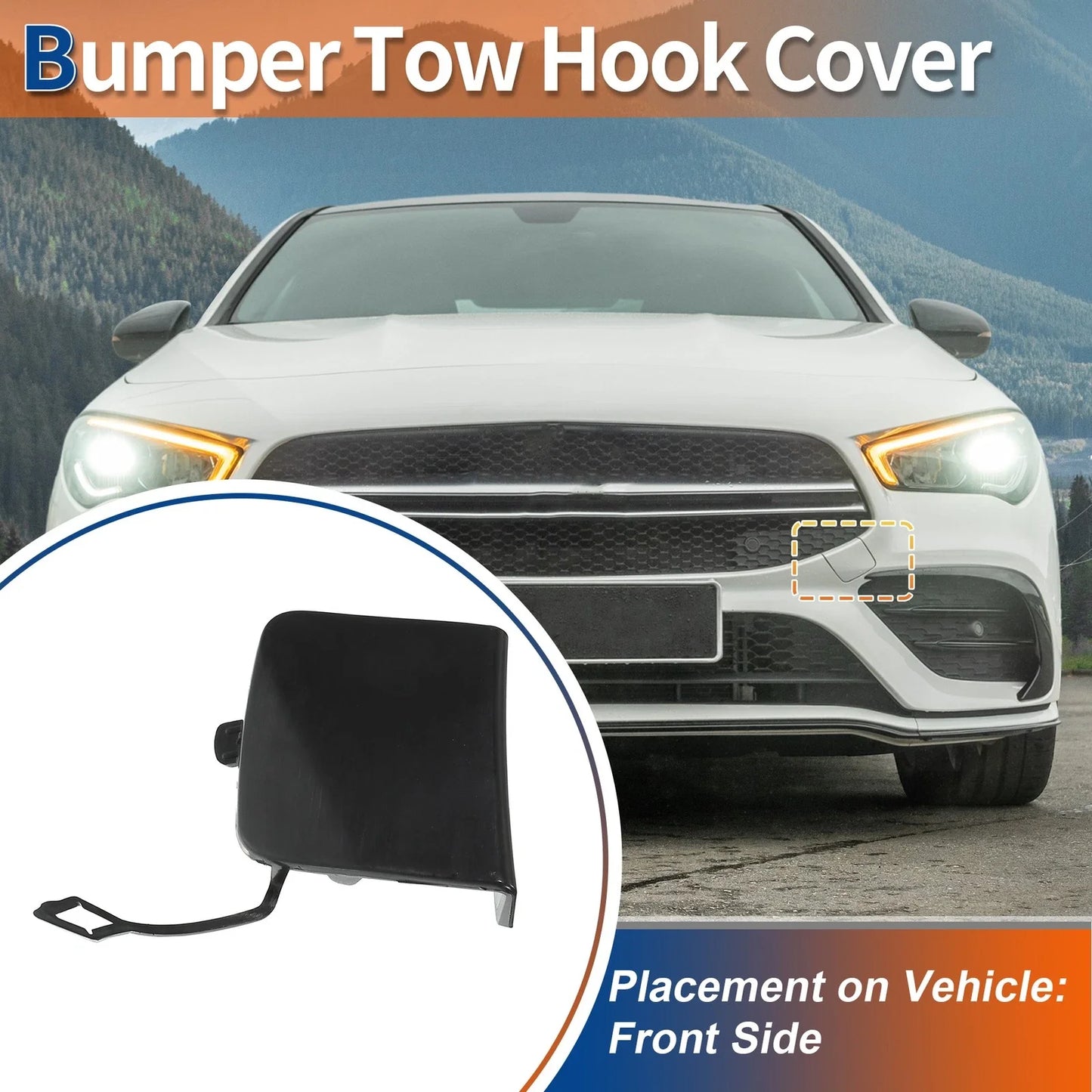 Front Tow Hook Cover for Mercedes CLA35 AMG (2019-2023)