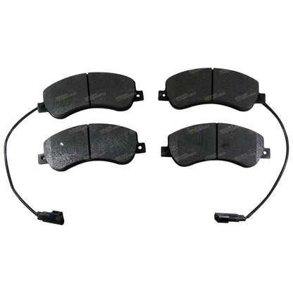 Set of 4 Bendix Heavy Duty Front Disc Brake Pads for Ford Transit (2006–2010)