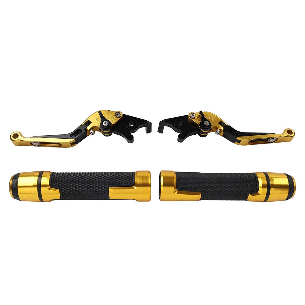 CNC Gold Extendable Brake Clutch Lever Set for Honda VFR1200 (2010-2016)