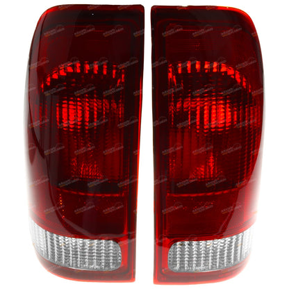Tail Lights LH+RH Pair for Ford Falcon AU BA Ute (1998–2003)