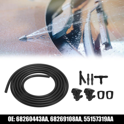 Front Windshield Washer Nozzles Kit for Jeep Grand Cherokee WK2 (2011–2021) 68260443AA