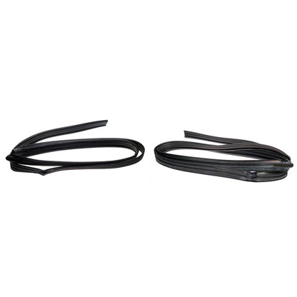 Set of 2 Front Door Window Glass Run Channels for Honda Fit (2001–2008)