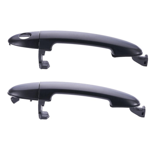 4pc Front/Rear Door Handles Blk for Hyundai Santa Fe CM (2006–2012)