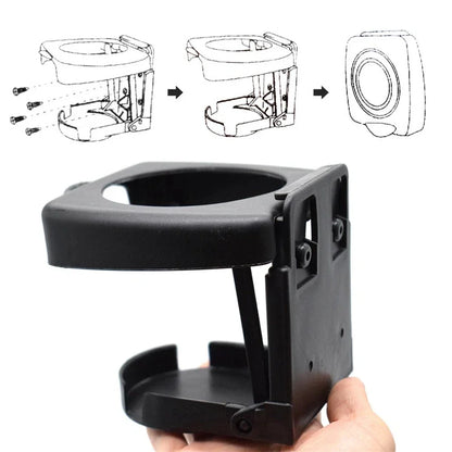Universal Folding Car Cup Holder for Auto Beverage Drink Bottle Holder