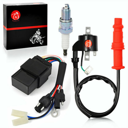 Ignition Coil and Spark Plug for Polaris Magnum 425 500 Scrambler 500 (1995–2002)