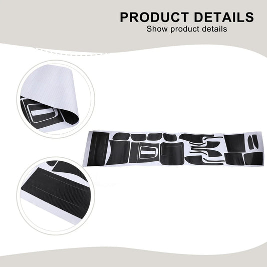 Interior Sticker Carbon Fiber Center Console Decals for Vehicle