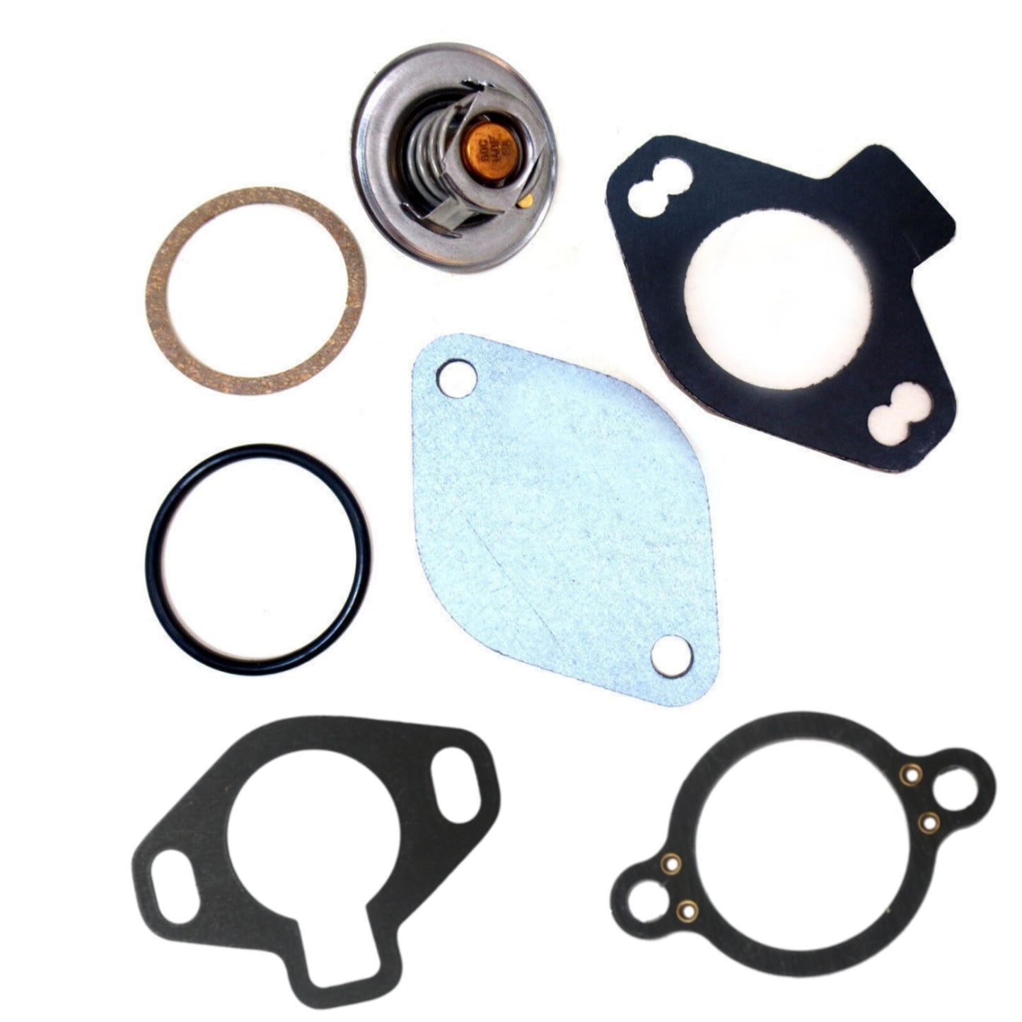 Thermostat Kit for Mercruiser 4.3L V6 5.0L 5.7L 7.4L 8.2L V8