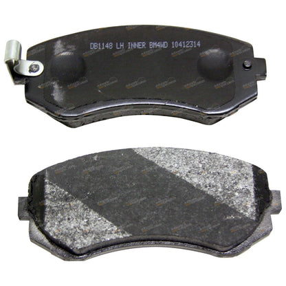 Set of 4 Front Disc Brake Pads for Nissan Cefiro (1990–1992)