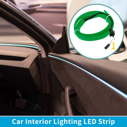 LED Strip Interior Decoration Lighting for Car (Battery Box 3V)