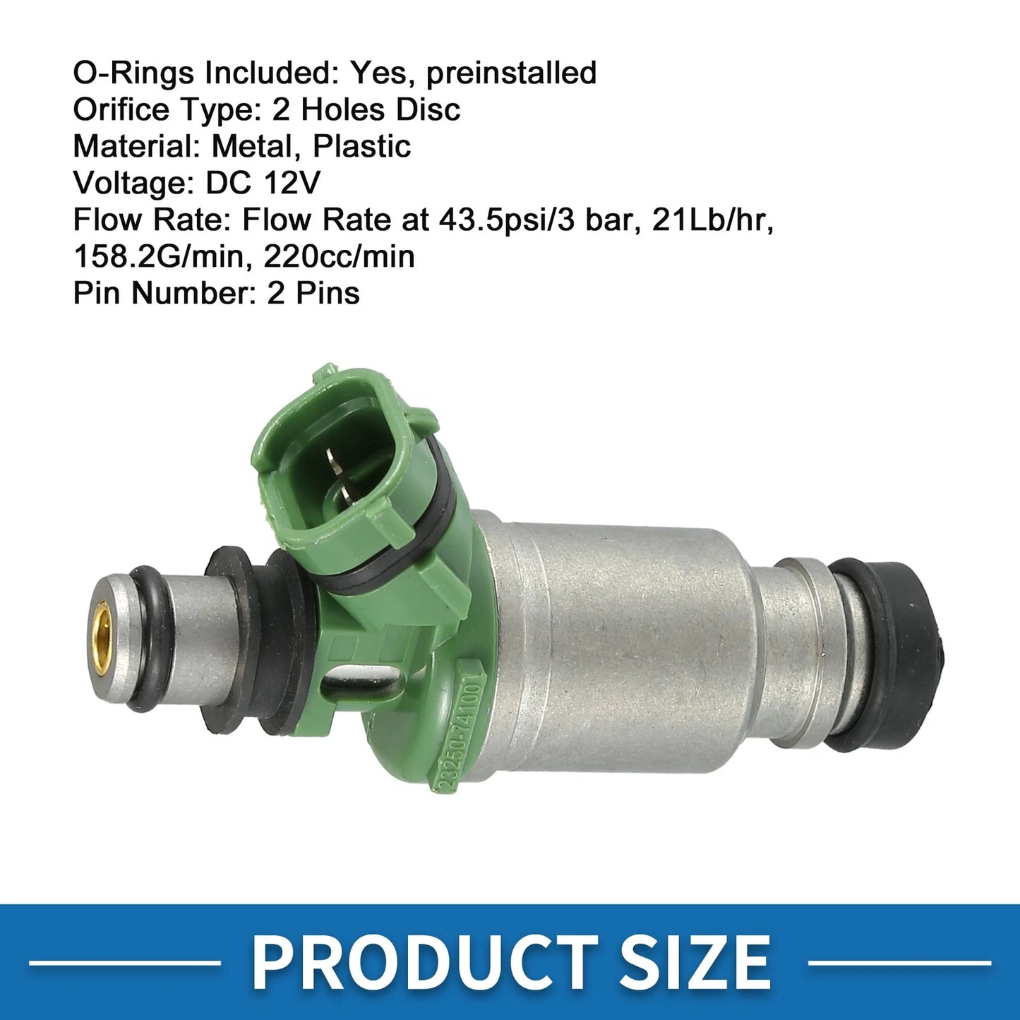 Fuel Injector No. 23209-74100 for Toyota Camry (1992–2000) LE