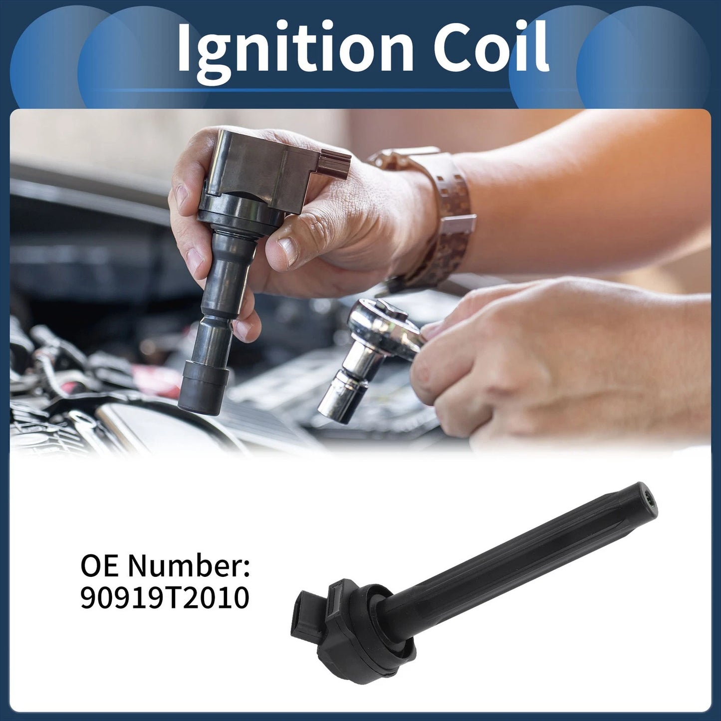 Ignition Coil Pack No. 90919T2010 for Toyota Sienna (2017–2018)