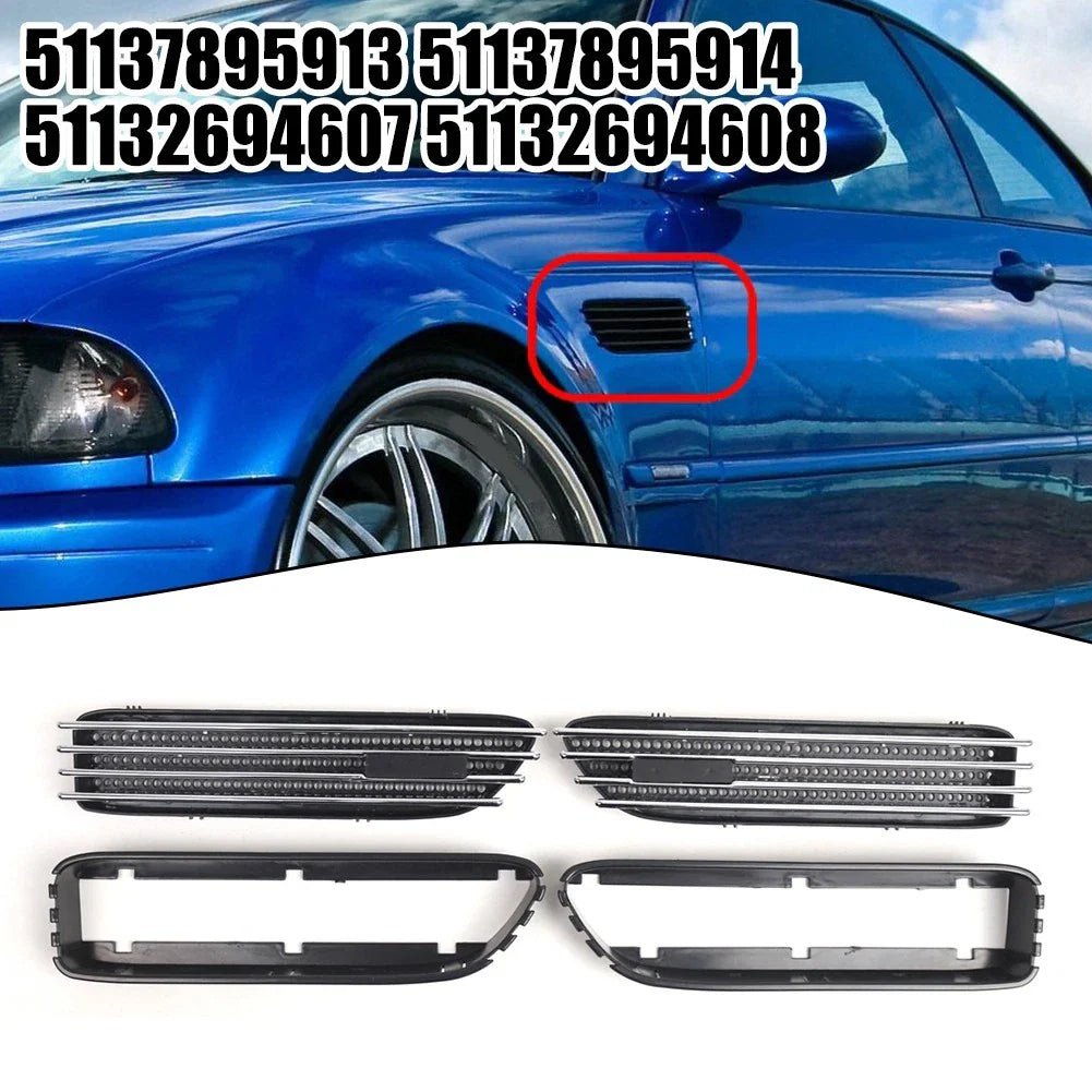 ABS Fender Vent Grille for BMW E46 M3 (2001–2006)