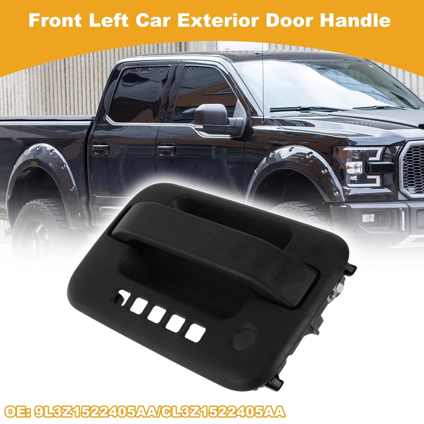 Door Handle No.9L3Z1522405AA for Ford F150 (2004–2014) Black