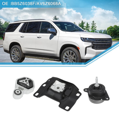 Engine Motor Trans Mount Set for Ford Explorer 2.0L 2.3L (2012–2019)