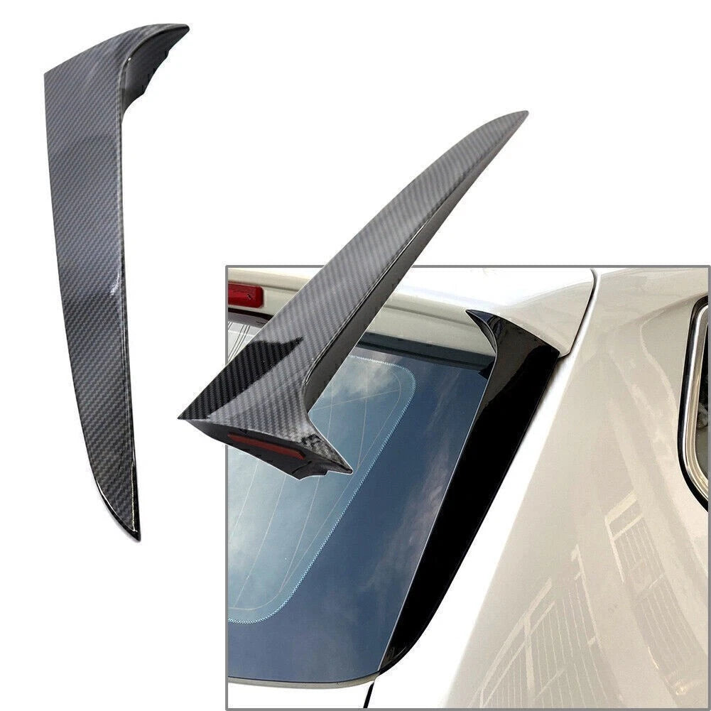 Carbon Fiber Rear Window Spoiler Side Wing Trim Cover for BMW X3 F25 (2011–2017)