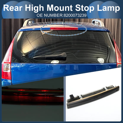 LED Third Brake Light for Renault Megane Mk2 (2002–2009) Black Housing
