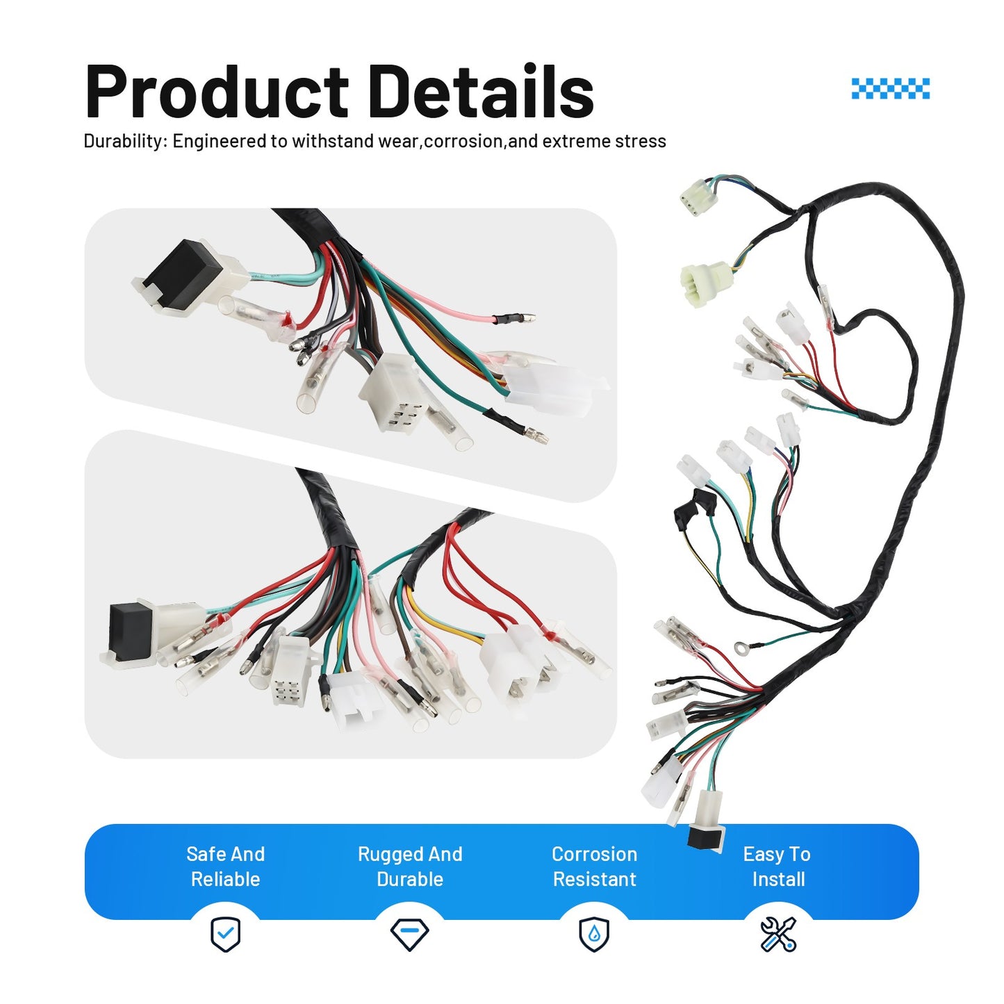 Wire Harness for Honda FourTrax 300 TRX300 (1994–1997)