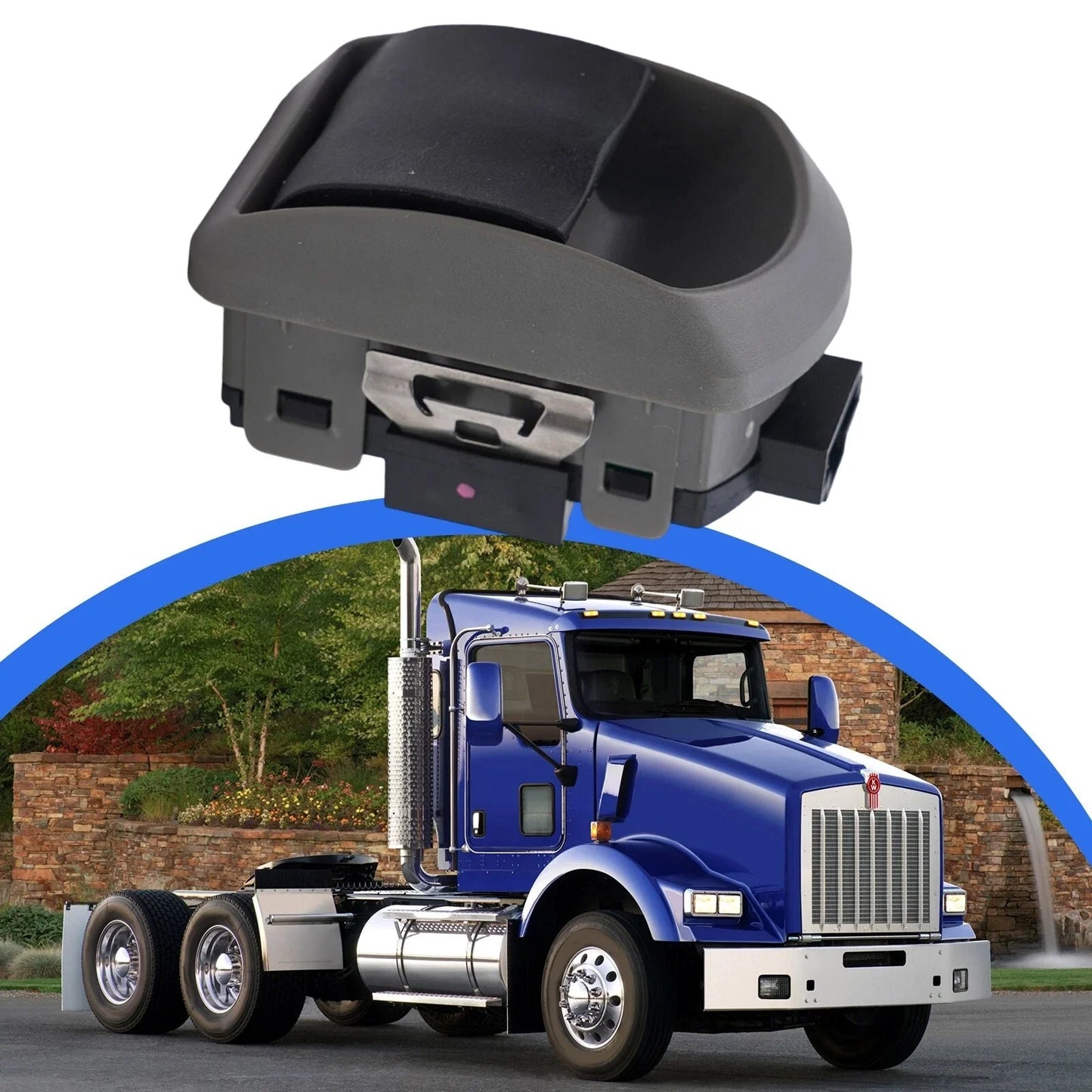 Glass Control Switch / 1 x / Glass Control Switch for Peterbilt and Kenworth