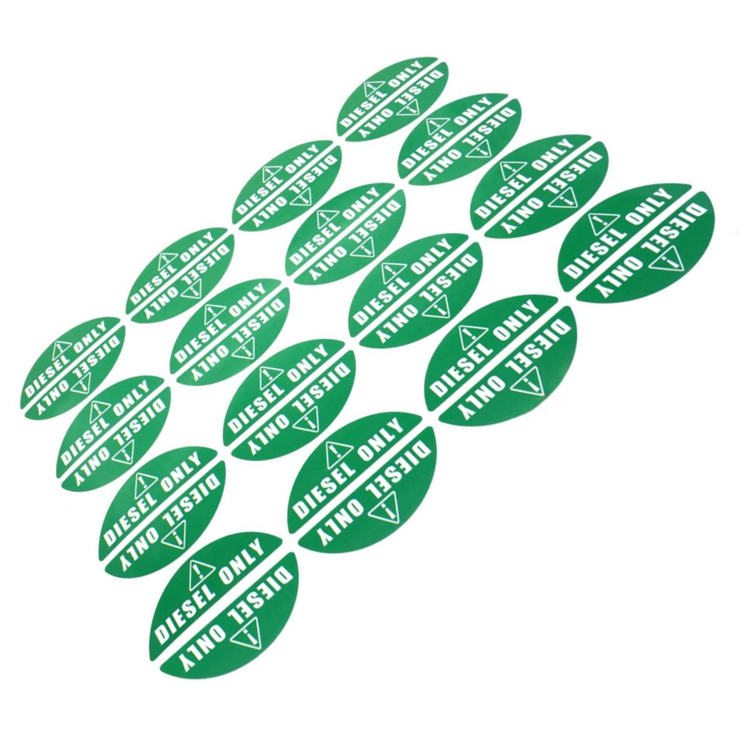 16 Pair Diesel Only Sticker Decal for Fuel Door (Universal)