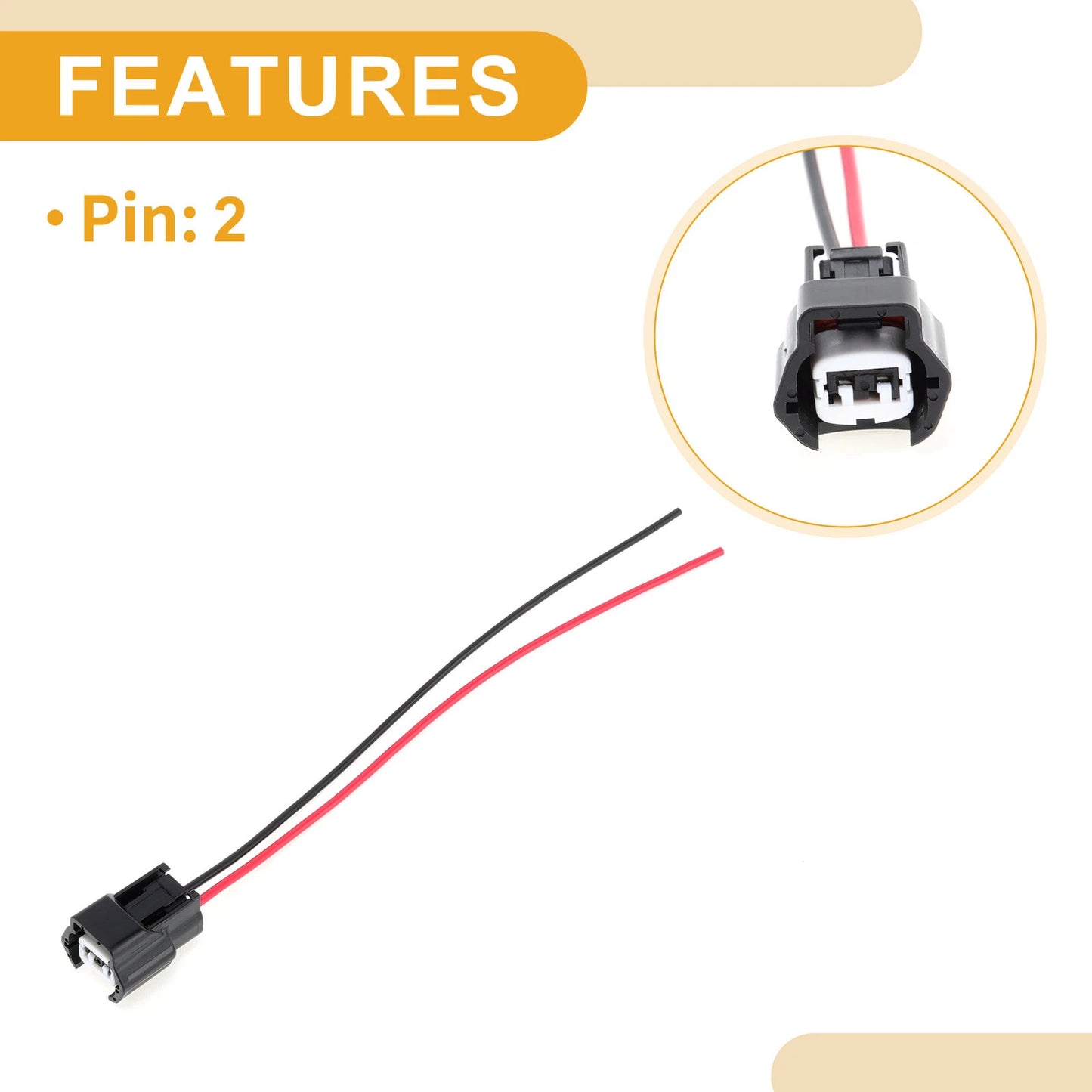 Fuel Injector Connector for Nissan 240sx (1989–1997) 1 Pc