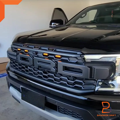 4PCS White LED Front Grille Lights for Ford Ranger Raptor (2022-2025)