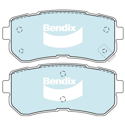 Set of 4 Rear Disc Brake Pads for Hyundai Tucson (2015–2019)