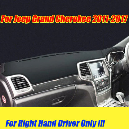 RHD Leather Dash Cover Pad for Jeep Grand Cherokee (2011–2017)