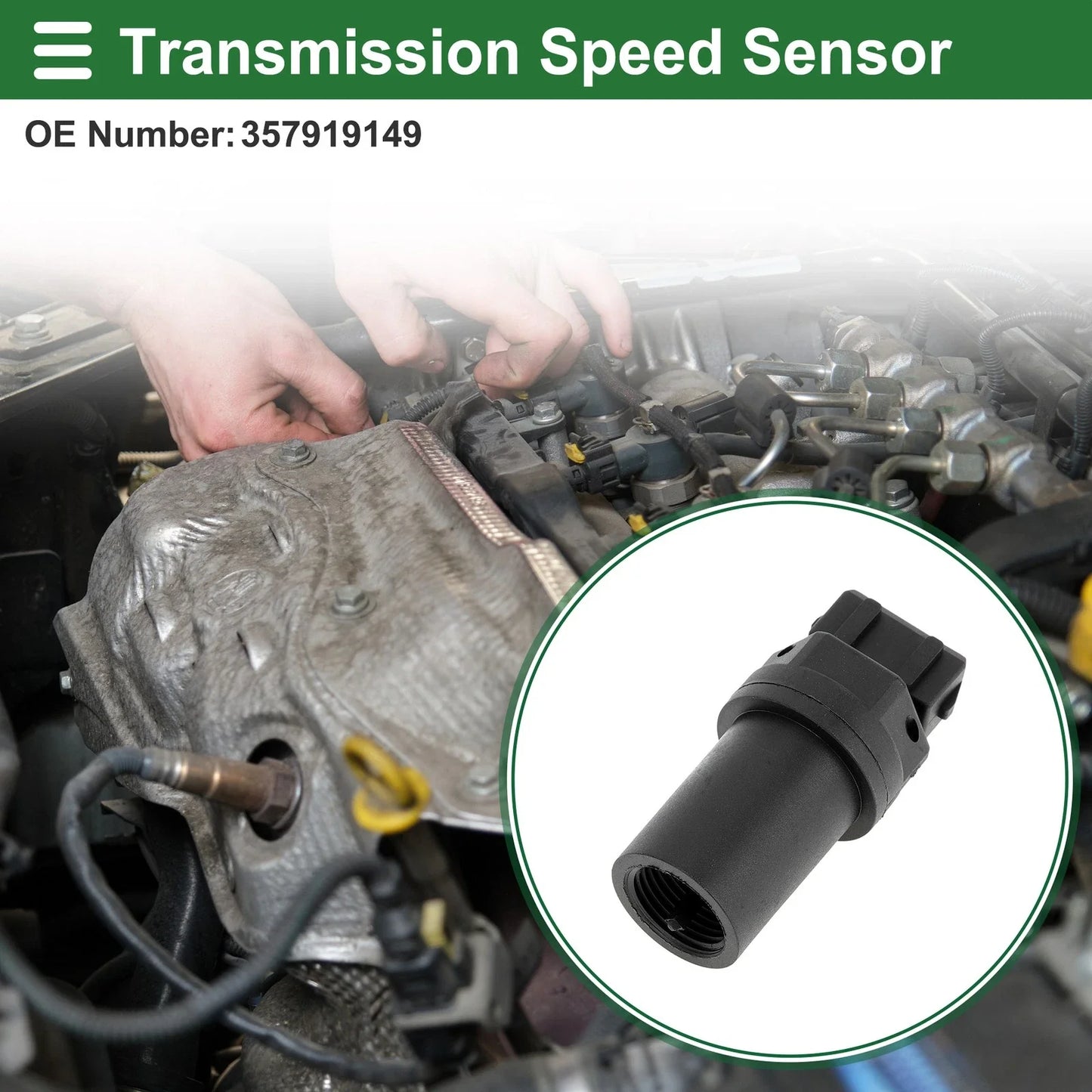 1 Pc Transmission Speed Sensor for VW Cabrio 2.0 (1996–2002)