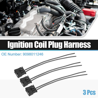 3X Ignition Coil Connector for Toyota 4Runner (1996–2002) No. 9098011246