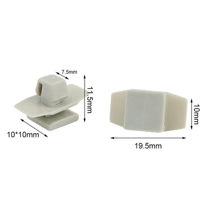 20x Wheel Arch Flare Moulding Trim Fastener Clip Plastic Clamp for Honda