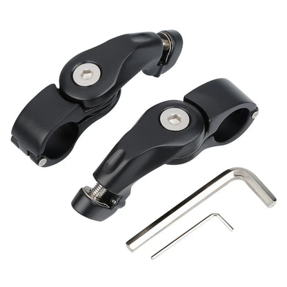 Short Angled Highway Footpegs for Harley Touring Softail