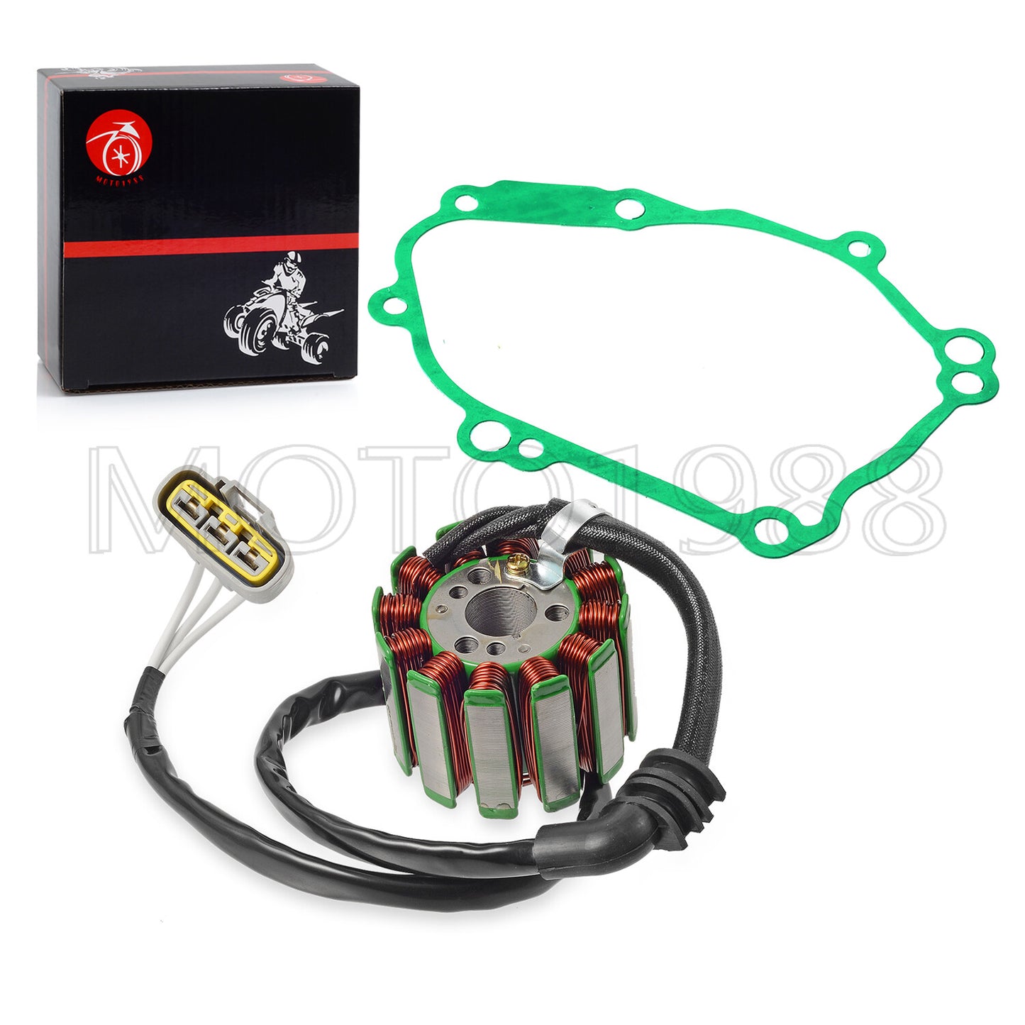Magneto Stator & Gasket for Yamaha YZF-R1 FZ1 FZ8 FZS1 (2004–2016)