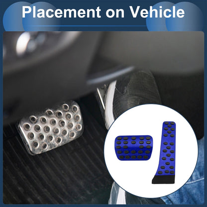 2X Automatic Foot Accelerator Pedal Covers for Universal Vehicles (No Mark)