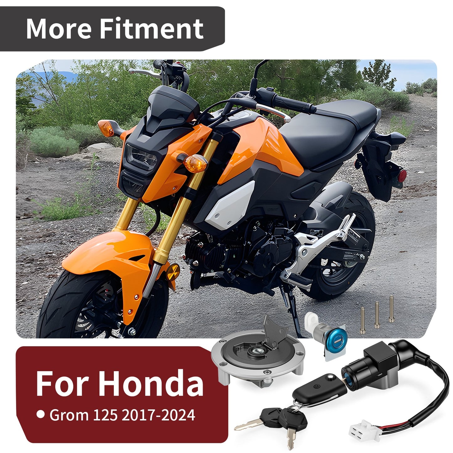 Lock Set Key Switch for Honda Grom 125 (2017–2024)