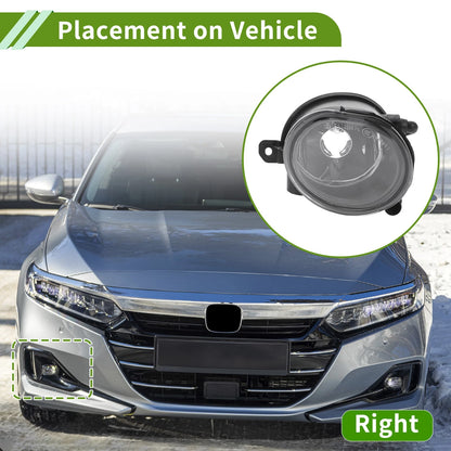 1 Pc Right Fog Light Grill for Volvo S40 (2008–2011) No. 30764931 Clear