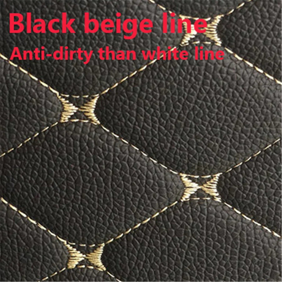 4 Pcs PU Leather Car Floor Mats