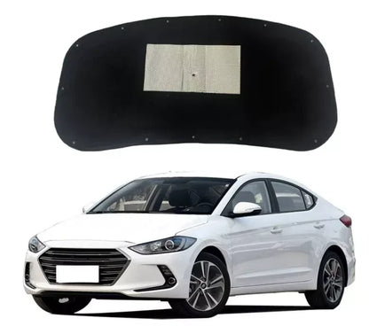 1PCS Front Hood Engine Sound Insulation Pad for Hyundai Elantra (2017–2018)