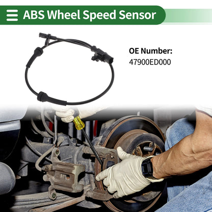 ABS Wheel Speed Sensor No. 47900ED000 for Nissan Cube (2009–2014) Rear Right
