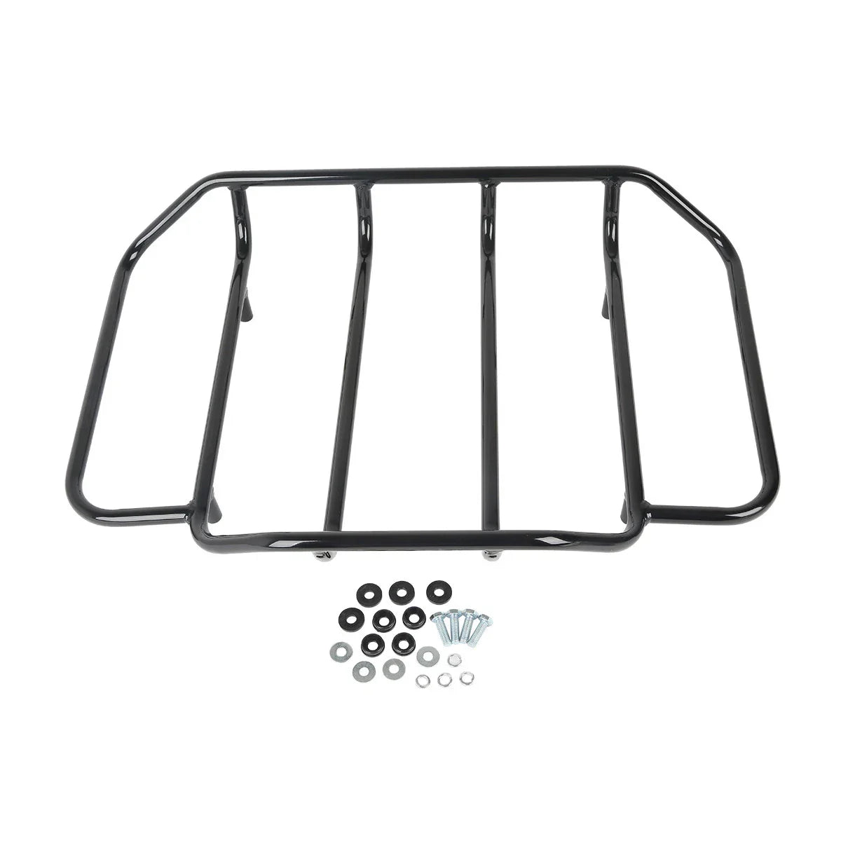 Chopped Trunk Backrest Luggage Rack for Harley Touring CVO Road Glide (09-13)