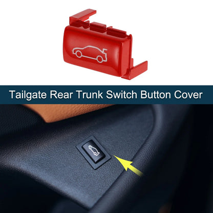 Tailgate Rear Trunk Switch Button Cover for BMW 1 2 3 4 5 6 7 X1 X3 Series Red