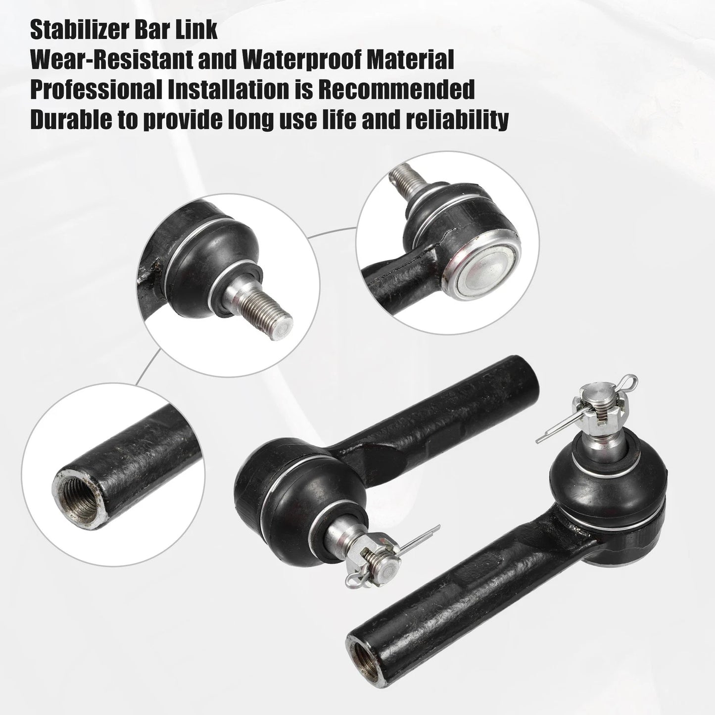 Set of 6 Tie Rod End Links for Toyota Matrix (2003–2008)
