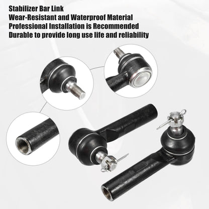 Set of 6 Tie Rod End Links for Toyota Matrix (2003–2008)