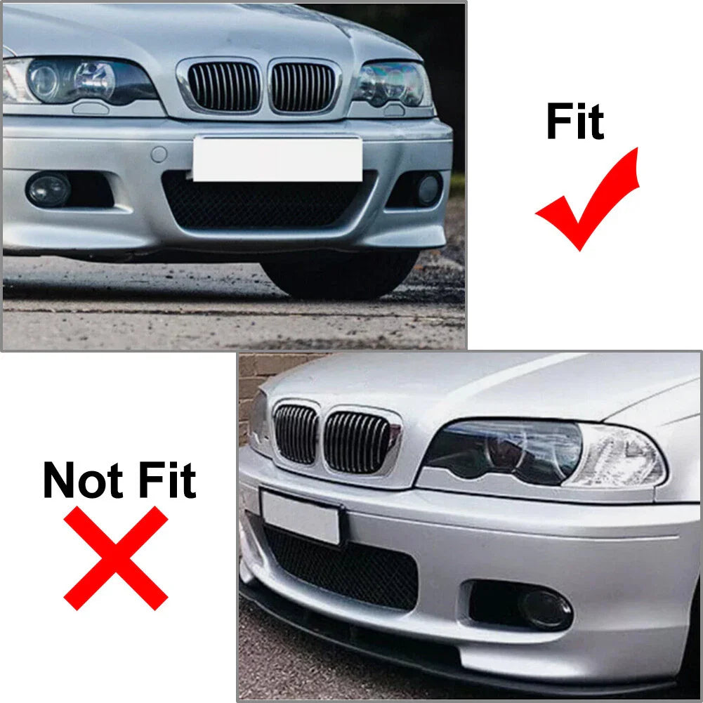 Front Fog Light Covers for BMW E46 M3 2-Door (2001-2006)